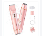 Afeitadora y Recortadora 2 en 1 Cleiiro Trim Pro: piel suave sin irritación